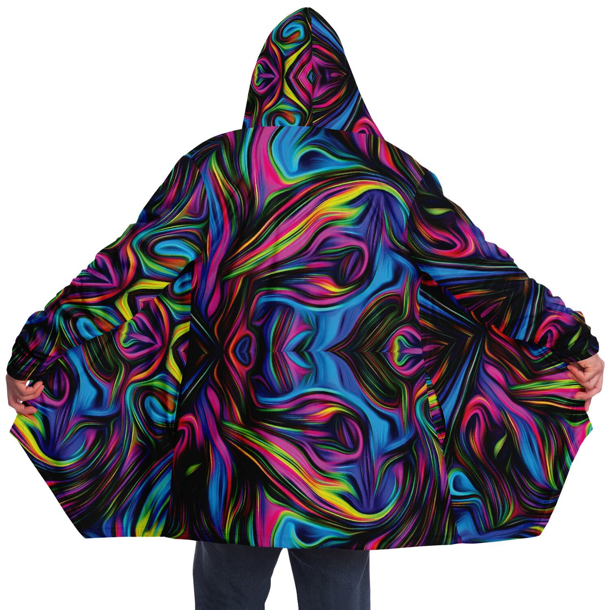 Bright Marble Color Wave Cloak - Custom