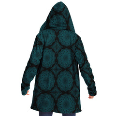 Blue Mandala Geometry Cloak - Custom