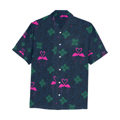 Men's All Over Print Hawaiian Shirt With Chest Pocket(ModelT58)