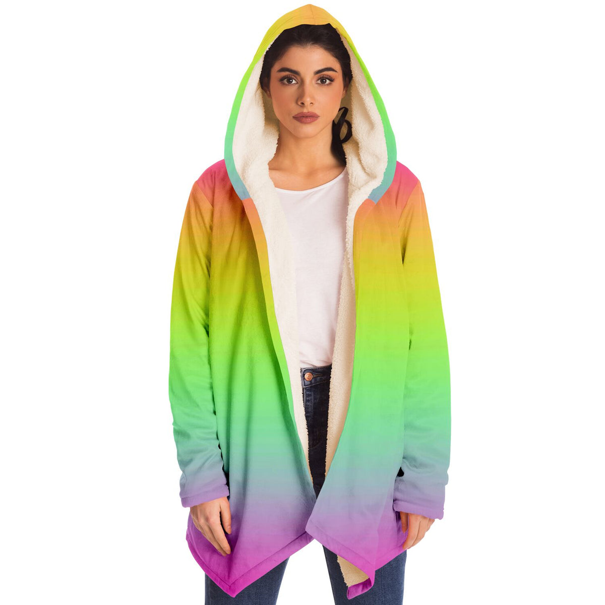 Rainbow Sherbet Color Glide Cloak - Custom