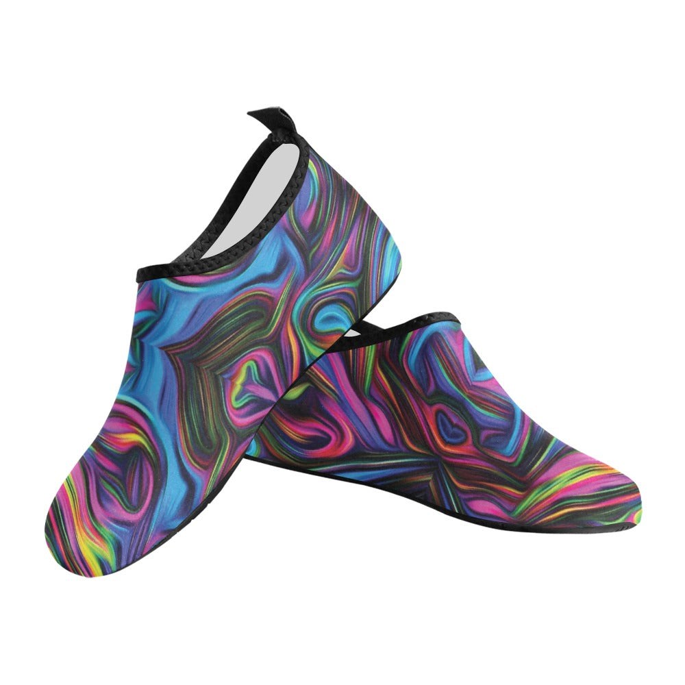 Color Wave Women's Barefoot Aqua Shoes