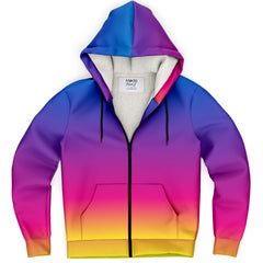Bright Rainbow Zip Jacket - Custom