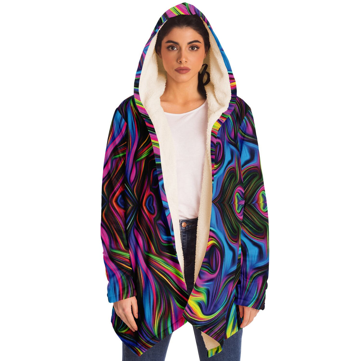 Bright Marble Color Wave Cloak - Custom