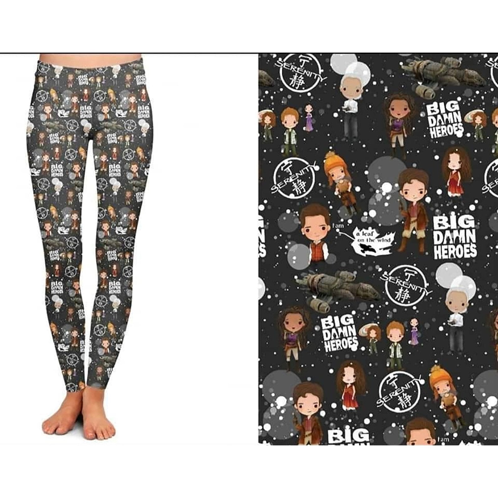 Hero in Space Cowboy Serenity Legging with Pockets