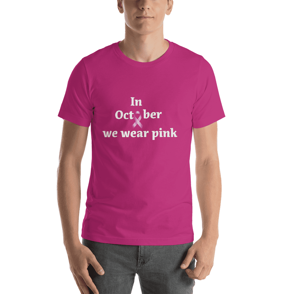 We Wear Pink Short-Sleeve Unisex T-Shirt