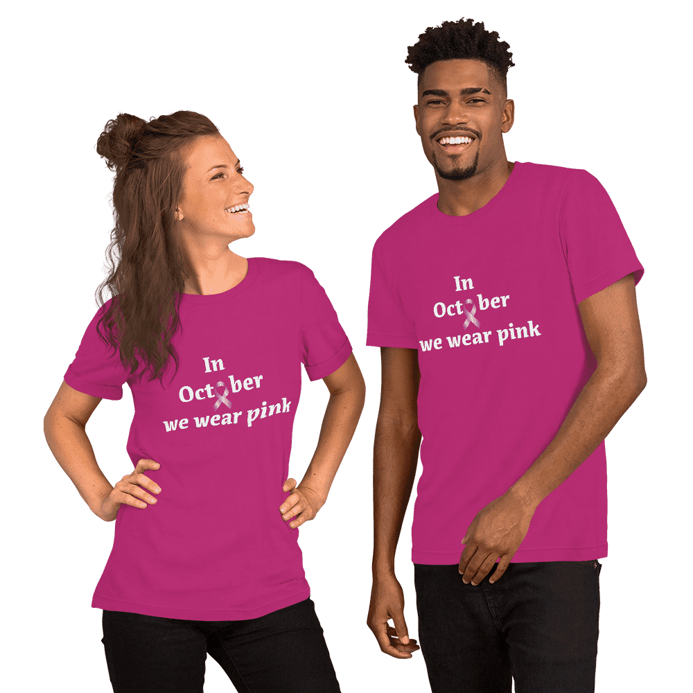 We Wear Pink Short-Sleeve Unisex T-Shirt