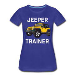 Jeeper Trainer Women’s Premium T-Shirt - royal blue