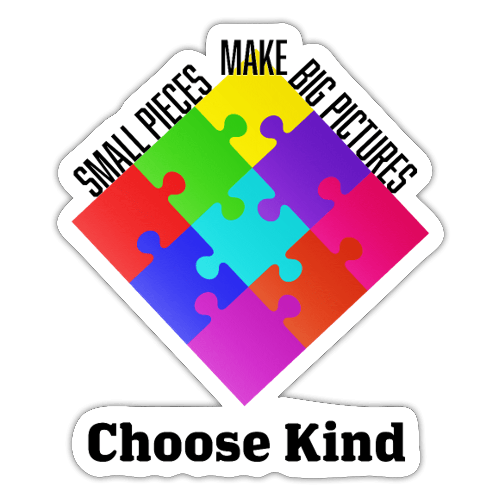 Choose Kind Sticker - white matte