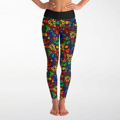 Stained Glass Leggings with Pockets